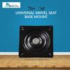 Marine City Heavy Duty Universal Swivel Seat Base Mount Plate Hole Pattern Black for Bar Stool Chair Van Seat Pilot Marine Boat Yachts RV Accessories (7 Inches) view 2