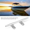 Aramox Boat Cleat, 6" Stainless Steel Mooring Boat Cleat Fasteners Hook Deck Rope Cleat Hollow Base Bollard for Boat Marine Kayak and Dock view 2