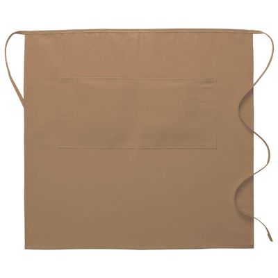 DayStar Apparel 124 3/4 Bistro Apron w/Center Divided Pocket (6 Pack), Khaki