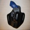 Braids Holsters Pancake Style Owb Belt Holster, Choose Gun, & Hand Orientation (Handing:Right; for Gun Model:Glock 43 with Green Ct Laser;) view 4