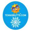 TennisButts - Fun Racket Decal That Starts Your Match Off with a Laugh! Perfect Tennis Gift (Sun or Snow) view 1