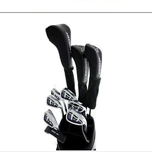 AGXGOLF Senior Men's Regular Length Magnum XL Edition Complete Golf Club Set w/Stand Bag, 460cc Driver, 3 Wood, Hybrid, 5-9 Irons, Wedge: Right Hand: Built in The USA