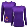 M&M SCRUBS Women's Under Scrub Tee Crew Neck Long Sleeve T-Shirt 2 - Pack (Purple, 2X-Large) view 1