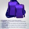 M&M SCRUBS Women's Under Scrub Tee Crew Neck Long Sleeve T-Shirt 2 - Pack (Purple, 2X-Large) view 3