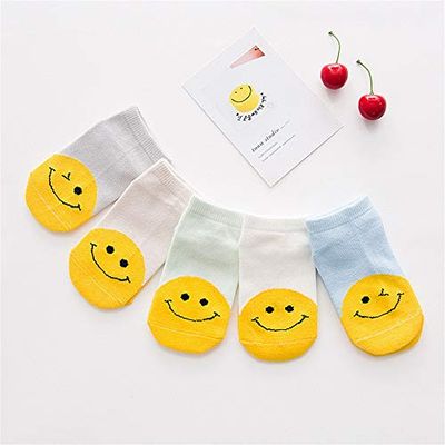 5 Pair/Lot Baby Socks Infant Socks Baby Girls Boys Newborns Socks for Princess Holiday Birthday for Fashion 0-24 Months (Medium)