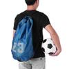 Alomejor Sports Training Drawstring Backpack Exercising Mesh Storage Bag for Basketball Football Soccer(Blue) view 4