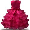 MakoKun Kids Dress One Piece Girls Concert Ceremony Wedding Birthday Children's Dress 130cm view 2