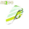 Mens Tie Cotton Necktie Stripe Squared Pattern Multicoloured Neckwear (C53) view 3