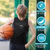 TUOY Youth Padded Shirt Chest Rib Protector Heart Guard Sternum Protective Compression Shirt for Baseball Football Basketball Lacrosse view 3