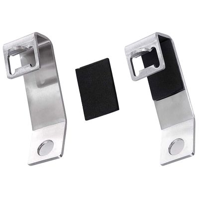 Cooler Lock Bracket with Bottle Opener Compatible with Yeti/RTIC Coolers, Made of Highest Grade Stainless Steel (316L) (Silver)