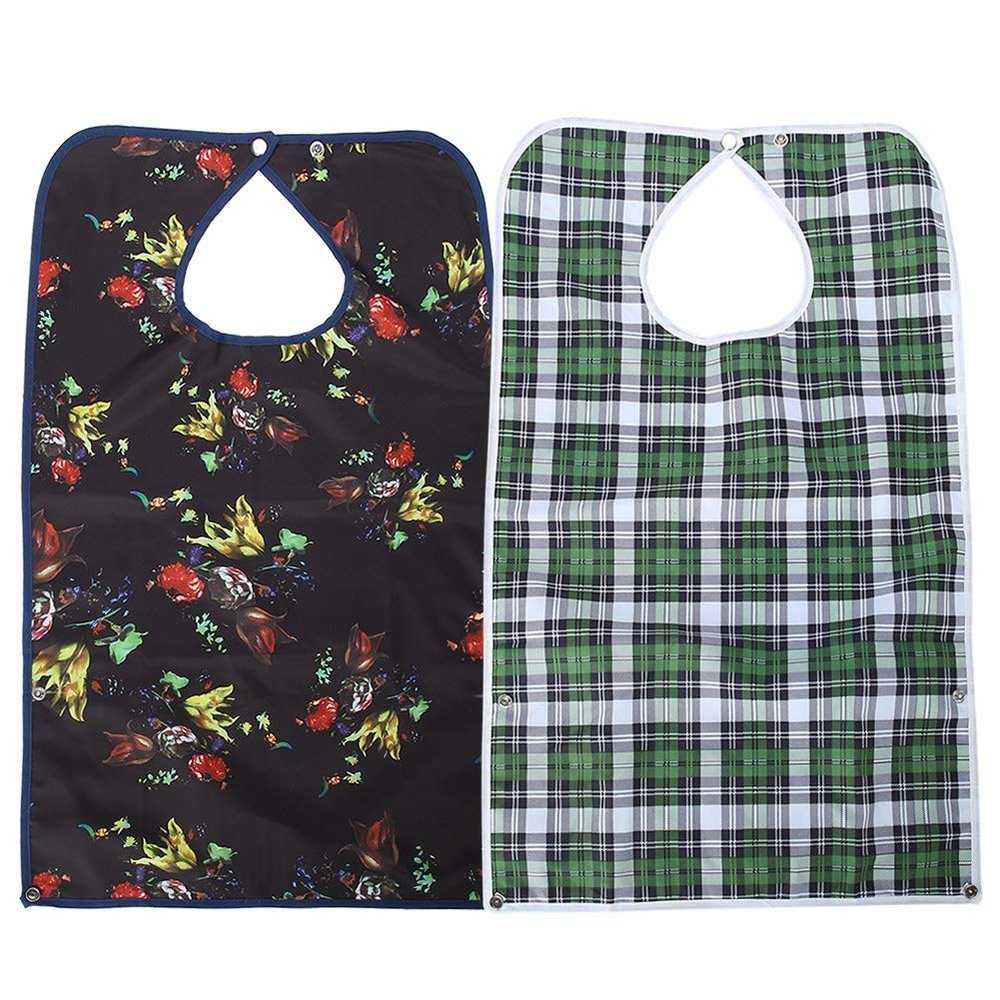 ZJchao Clothing Protector Bib Mealtime Bib Protector Avoid the food to the bib of the clothes, waterproof and easy to clean