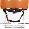 Kids Bike Helmet, Adjustable and Multi-Sport, from Toddler to Youth, 3 Sizes (Orange) view 3