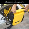 Vincita Small Single Pannier Water-Resistant Side Bags Blue Adjustable Quick-Release Standard Clip with Rain Cover for Bicycle Cargo Rear Rack Saddle Bag Shoulder Bag Pannier Rack Bicycle Bag Bike view 4