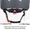 Kids Bike Helmet, Adjustable and Multi-Sport, from Toddler to Youth, 3 Sizes (Gray) view 3