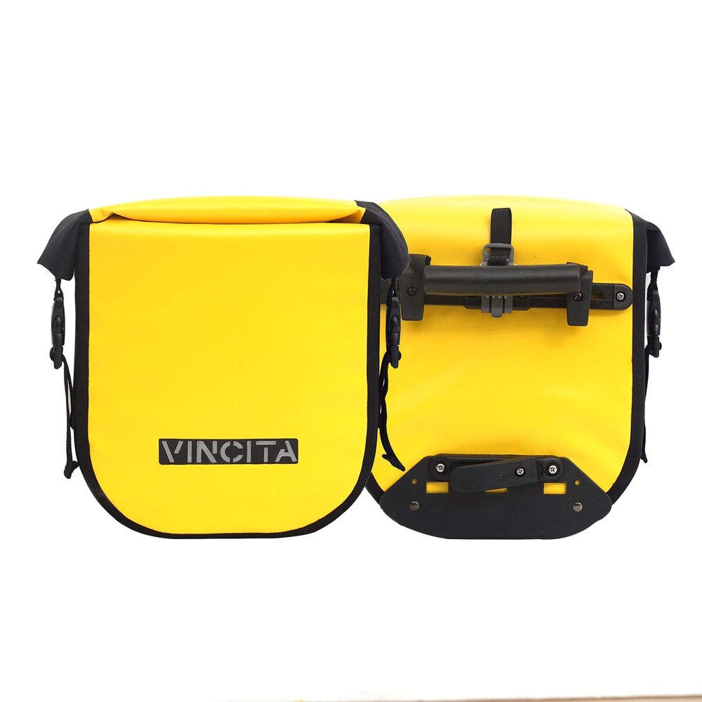 Vincita Single Pannier Waterproof (Yellow, Small)