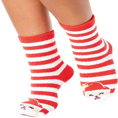 Charter Club Women's Critter Socks Red One Size
