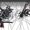 EUROBIKE Road Bike 700C Wheels 21 Speed Disc Brake Bicycle 54cm Cycling view 4