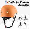 Kids Bike Helmet, Adjustable and Multi-Sport, from Toddler to Youth, 3 Sizes (Orange) view 4