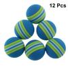 12pcs 42mm Rainbow EVA Foam Ball Golf Practice Indoor Training Aid Soft Golf Training Ball (Blue) view 4