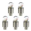 5pcs Bike LED Wheel Lights Tire Tyre Valve Cap Neon Cycling Bicycle Car Caps Firefly Spoke Flash Light Lamp (Seven Colors Light) view 1