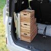 Captain Stag UP-2003 Wooden Box, Storage Box, Storage Case, Wooden Box, External Dimensions (W x D x H): 100.0 x 118.4 x 86.6 inches (255 x 300 x 220 cm), Stackable view 4