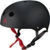 Triple Eight Sweatsaver Halo Water Helmet for Wakeboarding and Waterskiing, Black Rubber, Small view 1