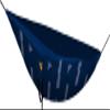 Logo Brands NCAA West Virginia Mountaineers Unisex West Virginia Bag Hammock98H - Hammock, Navy, One Size view 1