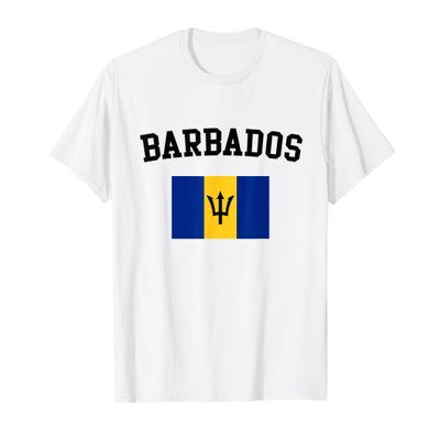 Barbadian Pride Flag T-shirt Barbados Shirt Great Gift Tee T-Shirt