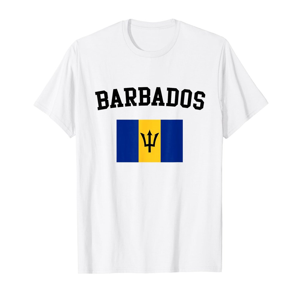 Barbadian Pride Flag T-shirt Barbados Shirt Great Gift Tee T-Shirt