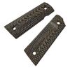 Cool Hand 1911 G10 Grips, Full Size (Government/Commander), Grips Screws Included, Magwell Cut, Mag Release, Ambi Safety Cut, New Generation OPS Texture, Coyote, H1M-JVM-24 view 4