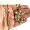 18K Gold Plated Saint Michael Necklace 24" Long/Cadena DE SAN Miguel PROTECCIN 24" Largo -55mm view 2