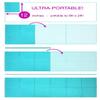 VViViD Foldable Yoga Mat Exercise Mat Thick PVC Padded Square Tile 6ft x 2ft (Value 2-Pack) view 2