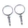Boat Oar Locks, 2 Pcs 316 Stainless Steel 2 1/5 Dia Oarlock Sockets for Kayak Paddle, Large Canoe Paddle Holders for Small Boat Dinghy Canoe, Dinghy, Lifeboat, Jon Boat Kayak Accessories view 1