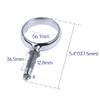 Boat Oar Locks, 2 Pcs 316 Stainless Steel 2 1/5 Dia Oarlock Sockets for Kayak Paddle, Large Canoe Paddle Holders for Small Boat Dinghy Canoe, Dinghy, Lifeboat, Jon Boat Kayak Accessories view 2
