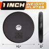 Yes4All 1-inch Cast Iron Weight Plates for Dumbbells  Standard Weight Plates (Combo 7.5lb x 4pcs), Z1ZJ view 2