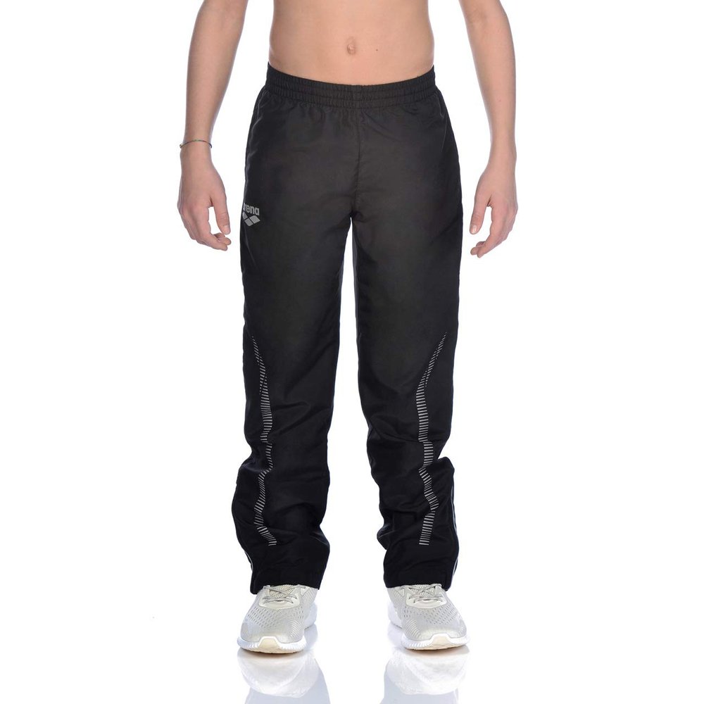 ARENA Teamline Youth Warm Up Pants Bottoms for Sports Training Fitness Side Pockets Adjustable Waistband Lightweight Quick Drying Ideal for Clubs, Black, XX-Large
