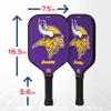 Franklin Sports Minnesota Vikings Pickleball Paddle - Pickleball X - Polypropylene Core, Team Logo - NFL Official Licensed Product view 2