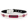 NCAA South Carolina Fighting Gamecocks Pet CollarClassic Baseball Leather Medium, Multicolor, Medium view 1