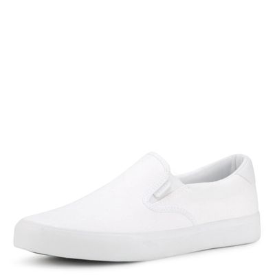 Lugz | Clipper Casual Sneakers for Men | Slip On Shoes For Men | Everyday Men Footwear, White, 11.5