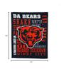 Chicago Bears Fan Rules Garden Flag - 13 x 18 Inches view 4