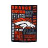 Denver Broncos Fan Rules House Flag - 28 x 44 Inches view 1