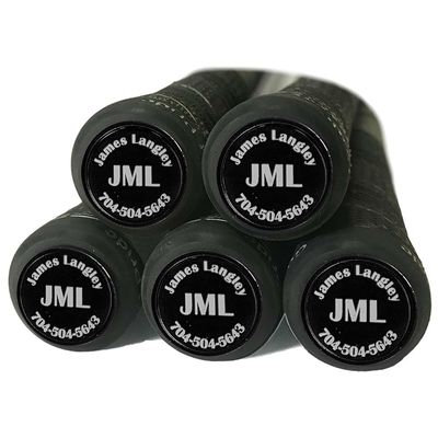 Personalized Golf Club Finders with Initials~Laser Engraved~Set of 14~4 Color Options~5 Engraving Styles