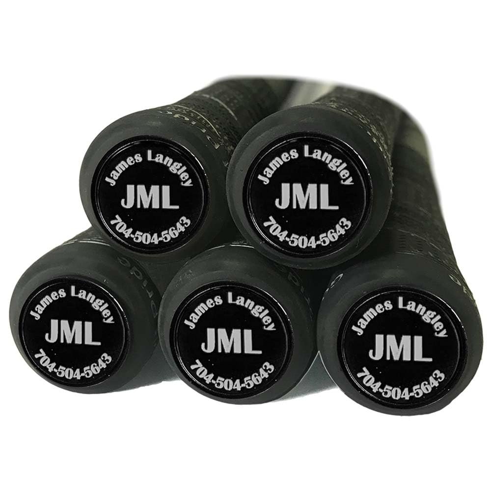 Personalized Golf Club Finders with Initials~Laser Engraved~Set of 14~4 Color Options~5 Engraving Styles