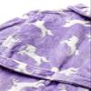 St. Eve Girls' Big Plush Velvet Fleece Robe, Unicorn, X-Small view 2