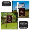 Atlanta United Football Club Field Stripe Double Sided Garden Flag view 4