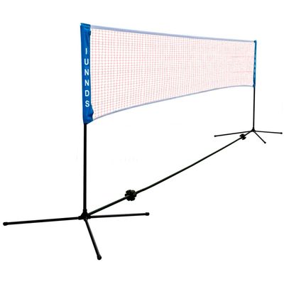 SculPong Portable Large Volleyball Badminton Tennis Net with Carrying Bag Stand/Frame (14FT)