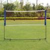 SculPong Portable Large Volleyball Badminton Tennis Net with Carrying Bag Stand/Frame (14FT) view 2