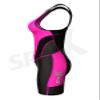 Sparx Women Triathlon Suit Tri Short Racing Cycling Swim Run (2XL, Black/Shocking Pink) view 3
