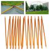 Tent Poles Replacement, Lightweight Tent Pole Repair Kit -24 Sections Aluminum Alloy Anti- Windproof Tent Poles Awning Poles for Outdoor Camping view 1