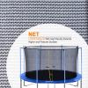 Exacme Enclosure Set Inner Safety Net with 12 Poles for 16 Foot C-Series Trampoline view 3